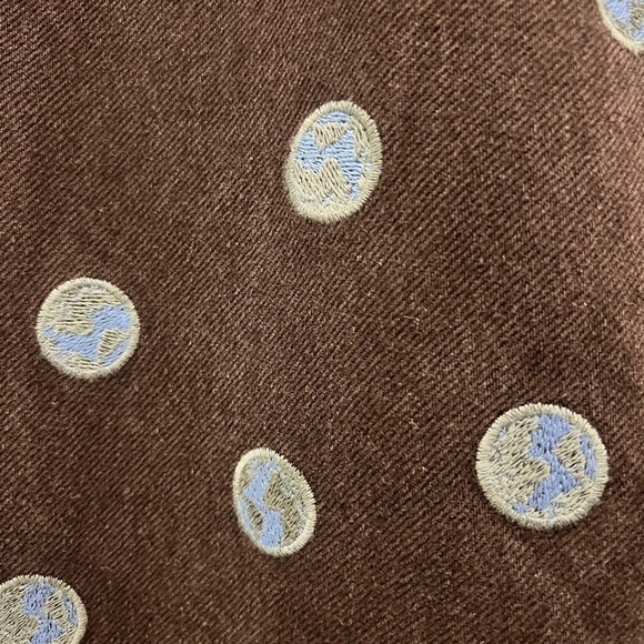 Reformation Black and Blue Polka Dot Straight Leg Jeans - Picture 11 of 11